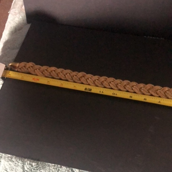 Talbots gold tone braided bulky chain necklace​ - Picture 9 of 9